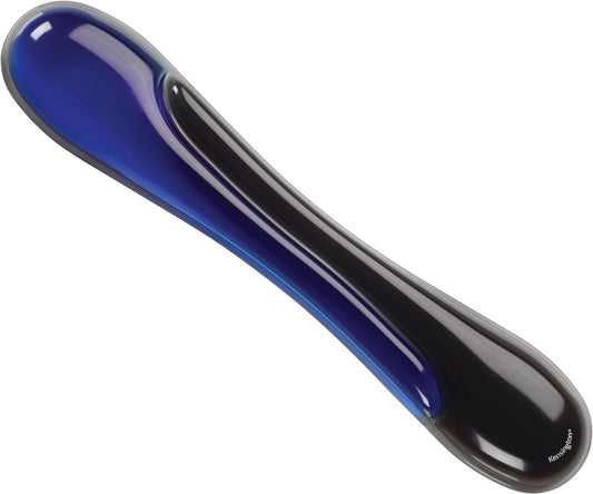 Duo Gel Keyboard Wrist Rest - Stylish Blue Comfort for Your Workspace (K62397AM)